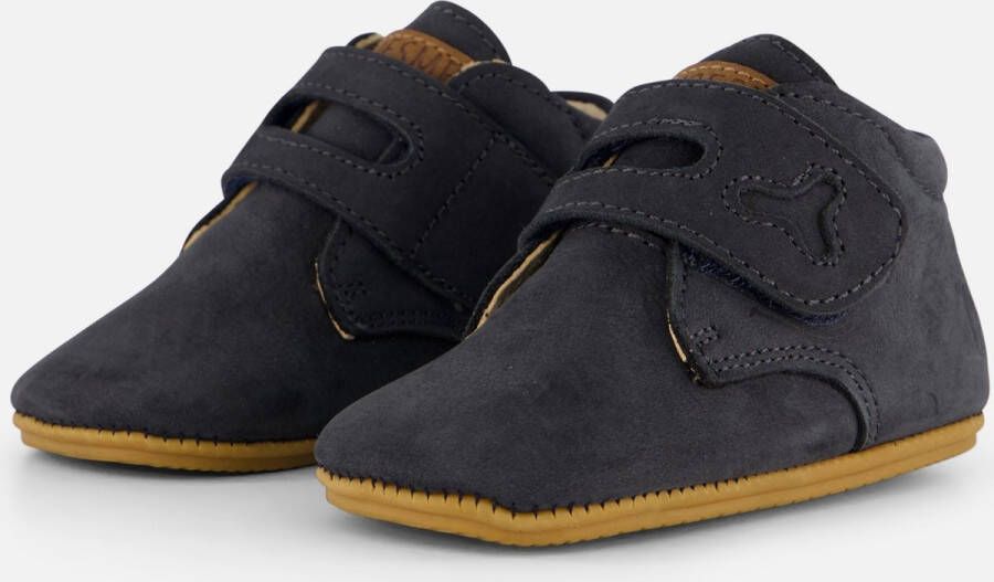 Shoesme Velcro Babyschoenen blauw Leer Heren