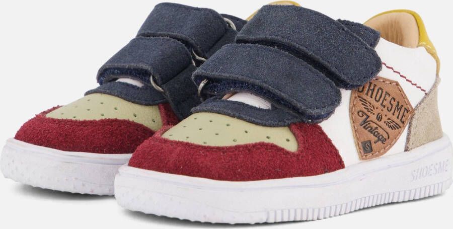 Shoesme Velcro Babyschoenen wit Leer Heren