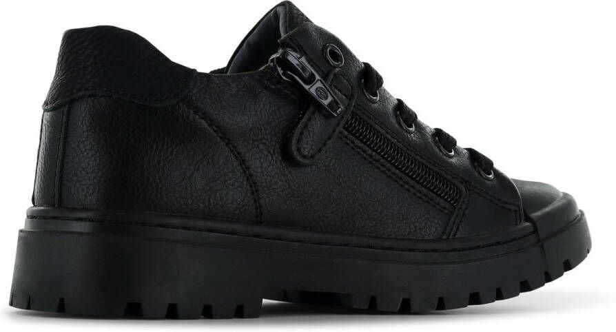 Shoesme Veterschoenen Jongens Black Leer