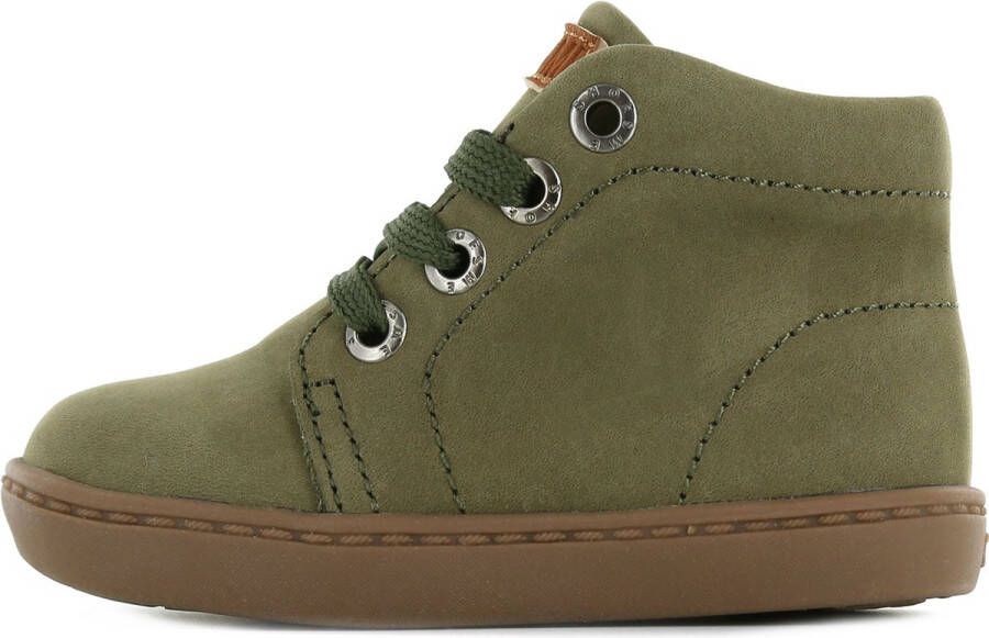 Shoesme Veterschoenen | Jongens | Green | Leer