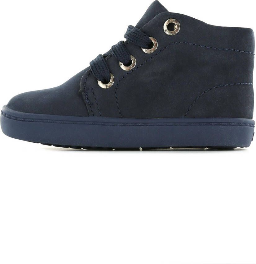 Shoesme Veterschoenen Meisjes jongens Navy Leer