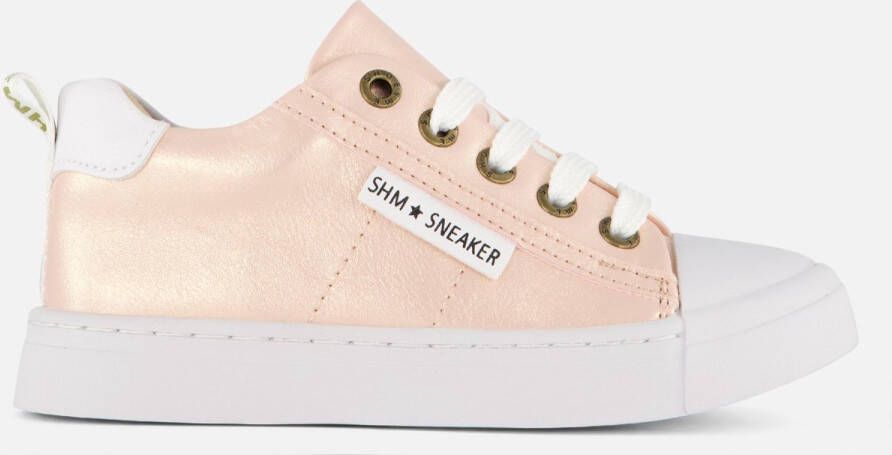 Shoesme Veterschoenen Meisjes PINK METALLIC Leer