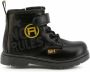 Shone Schoenen Enkel laarzen 3382-056-BLACK Meisje black yellow - Thumbnail 1