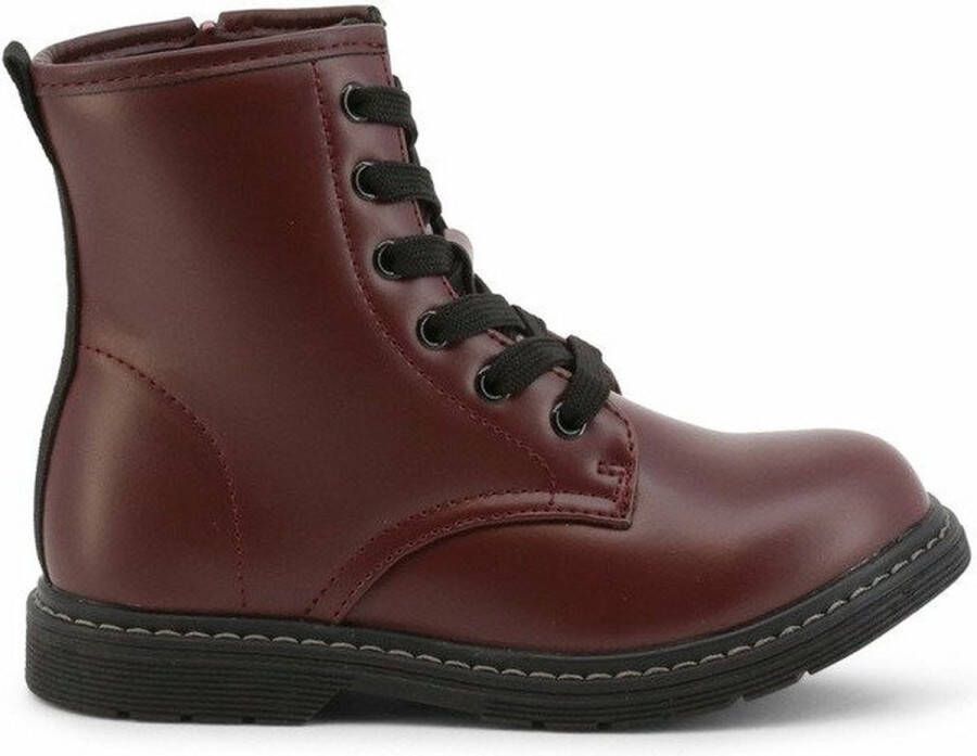 Shone Schoenen Enkel laarzen 8A12-021-BURGUNDY Kinderen darkred