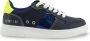 Shone Schoenen Sportschoenen S8015-013_NAVY Kinderen navy yellow - Thumbnail 1