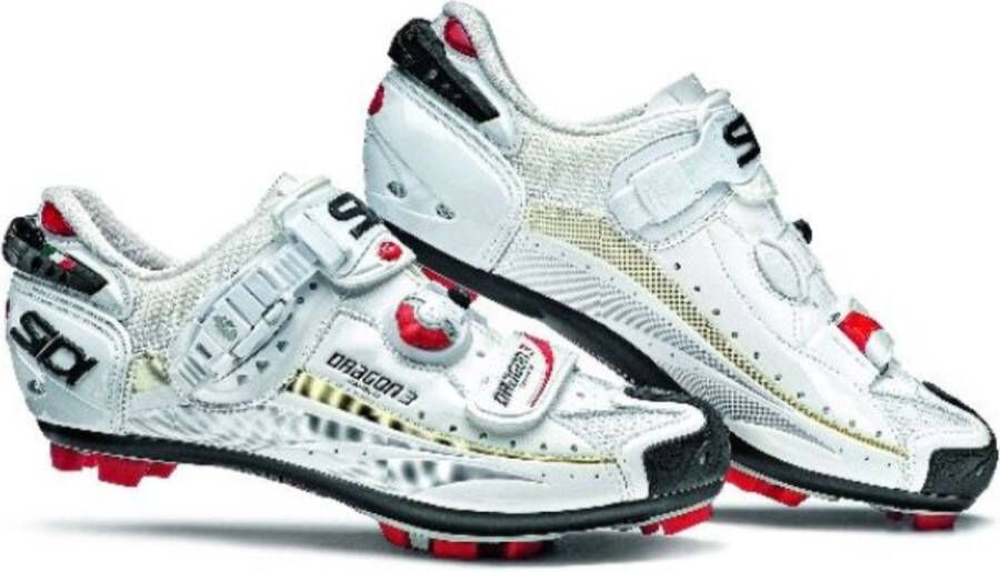 Sidi Dragon 3 Mountainbikeschoenen Carbon SRS Vernice Wit