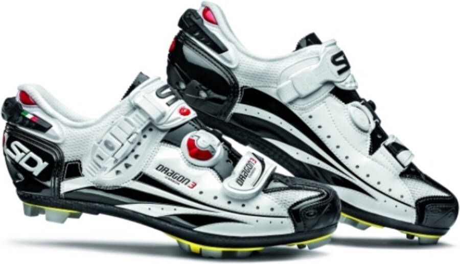 Sidi DRAGON 3 Mountainbikeschoenen Wit Zwart Vernice