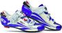 Sidi ERGO 3 Fietsschoenen Carbon Wit Blauw Vernice - Thumbnail 1