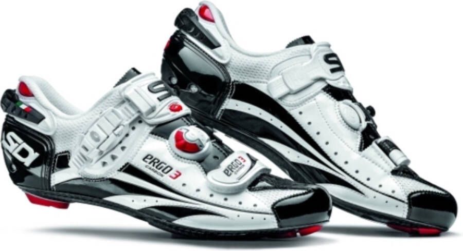 Sidi ERGO 3 racefietsschoenen carbon vernice wit zwart