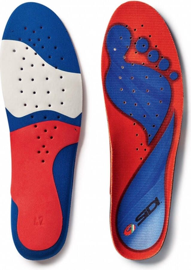 Sidi Inlegzool Rood Blauw Unisex Memory Insole (98) Red Blue