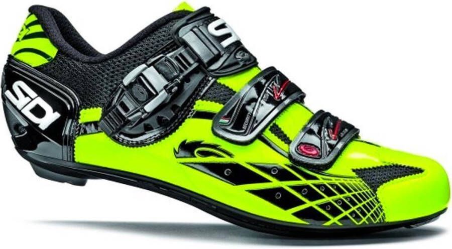 Sidi Laser fietsschoenen carbon Zwart geel