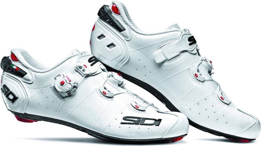 Sidi Wire 2 Carbon Schoenen Heren wit Schoen