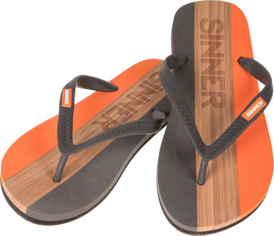 SINNER Capitola Unisex Slippers Oranje Bruin - Foto 1