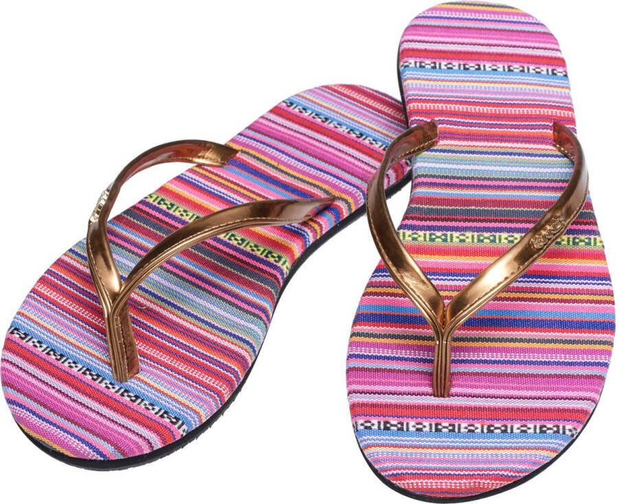 SINNER nusa Beach slipper dames Roze-Multicolour