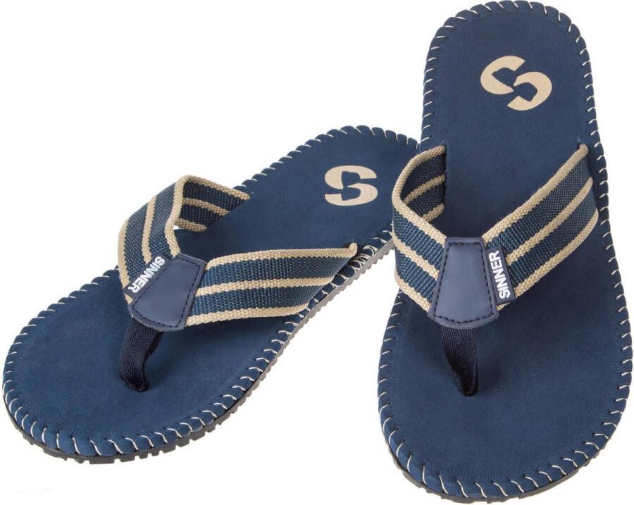 Sinnner Sinner Besar Heren Slippers Donker blauw