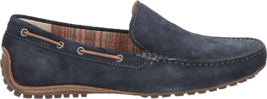 Sioux Callimo mocassins blauw Suede 320404