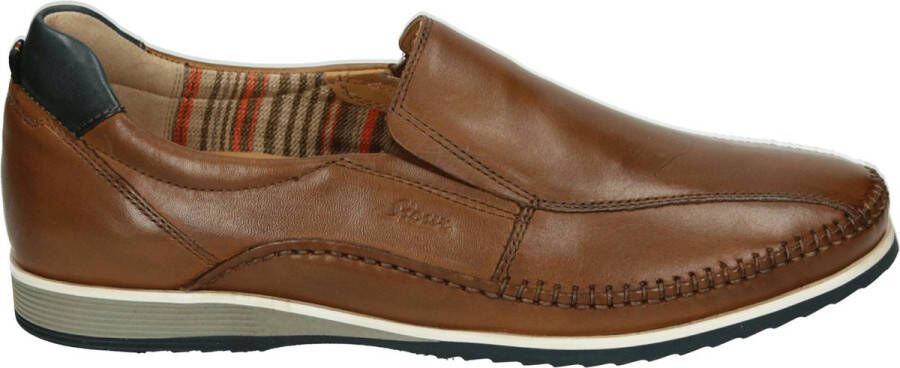 Sioux 37842 Cognac G-Wijdte Instapschoenen