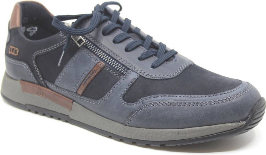 Sioux ROJARO 714 BLUE 5139802 Blauw combi sneaker wijdte G