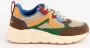 Sissy-Boy Multicolour sneakers met bruine details - Thumbnail 1