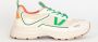 Sissy-Boy Witte Sneakers Met Groene Details - Thumbnail 1