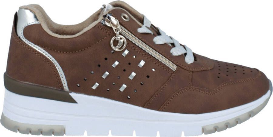 SJ LIFESTYLE Dames Sneaker Cognac COGNA