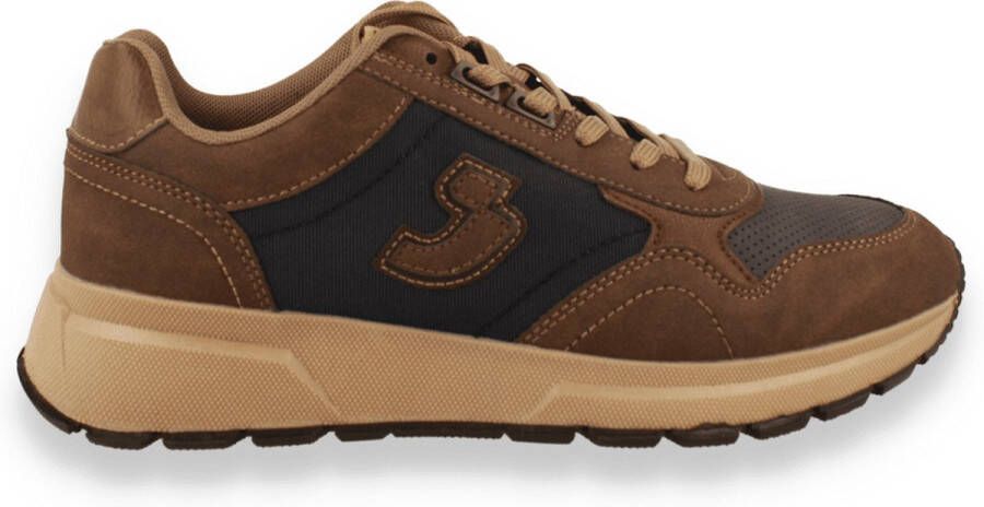 SJ LIFESTYLE Heren Sneaker Bruin