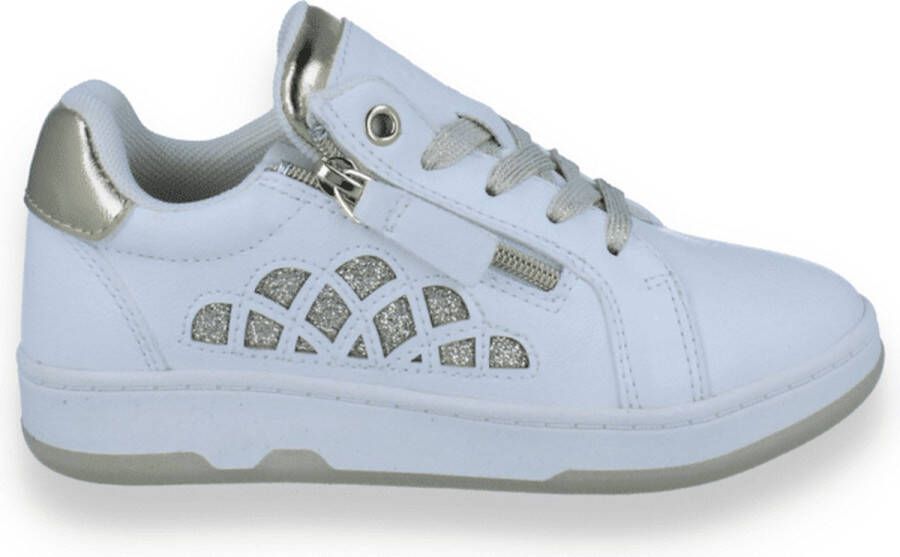 SJ LIFESTYLE Meisjes Sneaker Wit Goud WIT