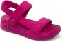 Skechers Stijlvolle platte sandalen voor vrouwen Pink Dames - Thumbnail 4