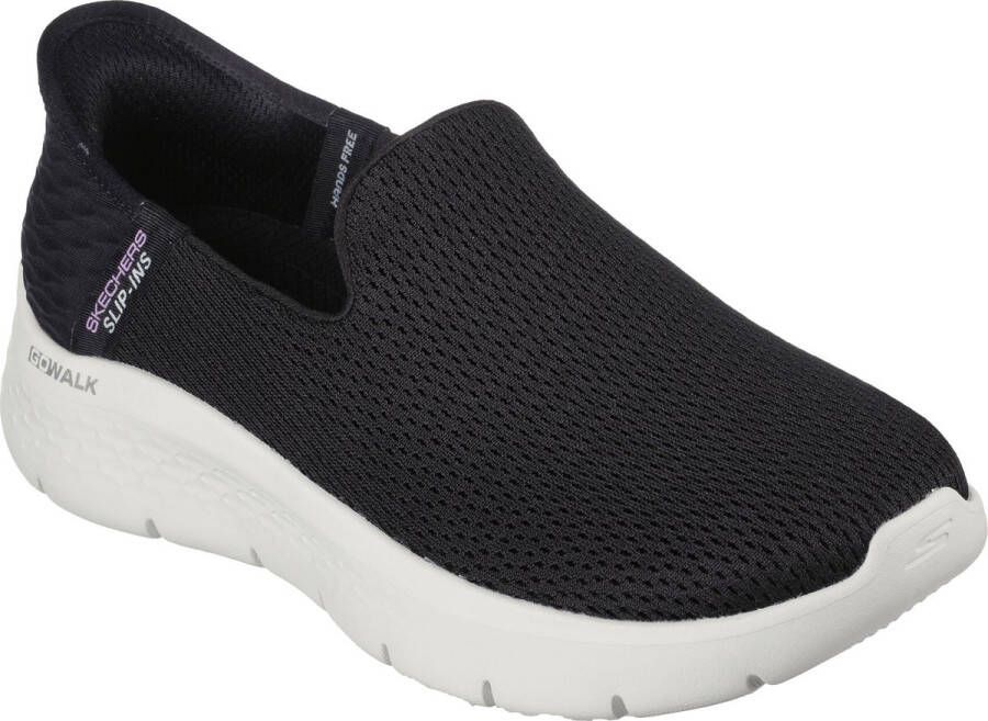 Skechers Slip-Ins: GO WALK Flex Relish 124963-BKW Vrouwen Zwart Sneakers