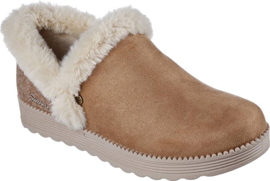 Skechers Arch Fit Dream Winter Warmth Pantoffels Dicht Cognac