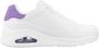 Skechers Stijlvolle Uno Sneakers voor Vrouwen White Dames - Thumbnail 1