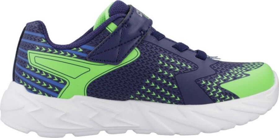 Skechers S-Lights: Flex-Glow Bolt 400138L-NVMT voor een jongen Marineblauw Sneakers Sportschoenen