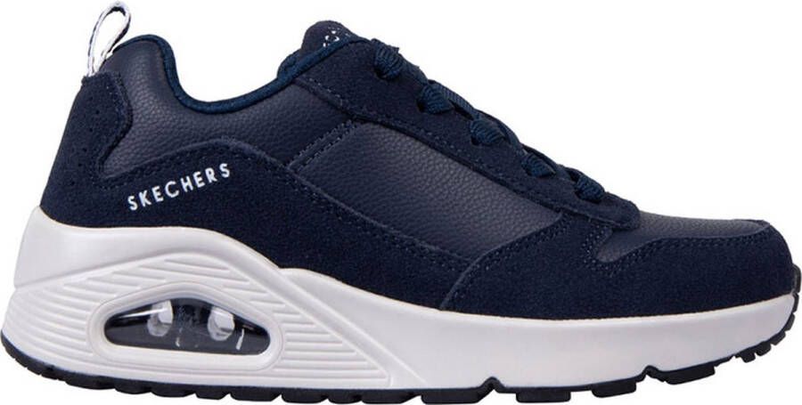 Skechers 403677 Uno stacre navy blauw witte zool (34 Kleur Blauw )