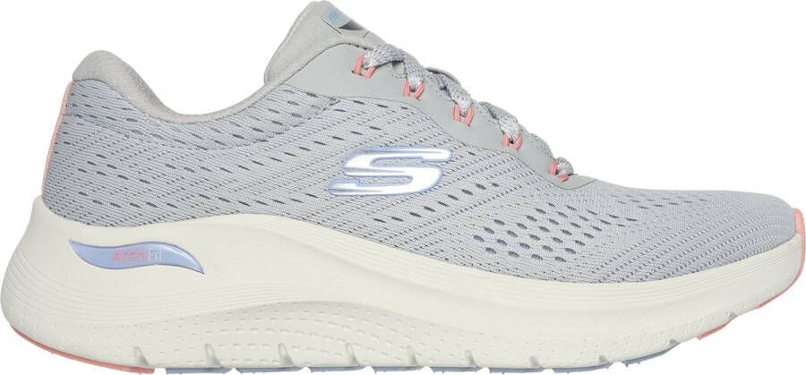 Skechers Arch Fit 2.0 Big League Dames Sneakers Lichtgrijs Mutlicolour - Foto 1