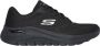 Skechers Arch Fit 2.0 Big League Dames Sneakers Zwart - Thumbnail 1