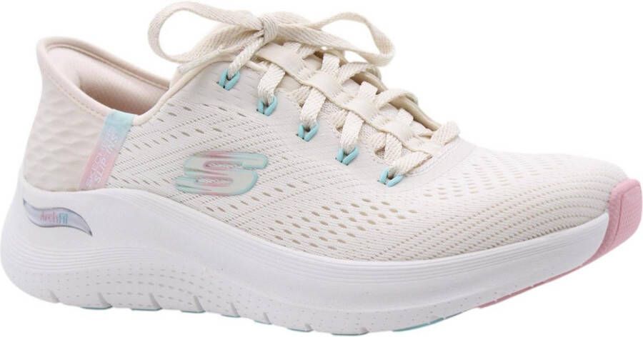 Skechers Arch Fit 2.0 Easy Chic Dames Sneakers Naturel