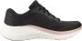 Skechers Arch Fit 2.0 Glow The Distance 150067-BKRG Vrouwen Zwart Sportschoenen - Thumbnail 5