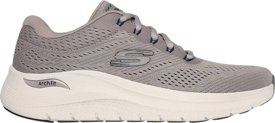 Skechers Comfortabele Vegan Mesh Sneaker Beige Heren