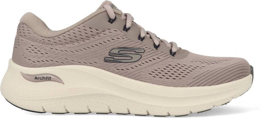 Skechers Comfortabele Vegan Mesh Sneaker Beige Heren