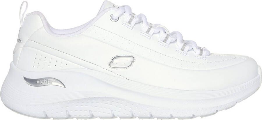 Skechers Sportieve Chic Sneaker voor Vrouwen White Dames