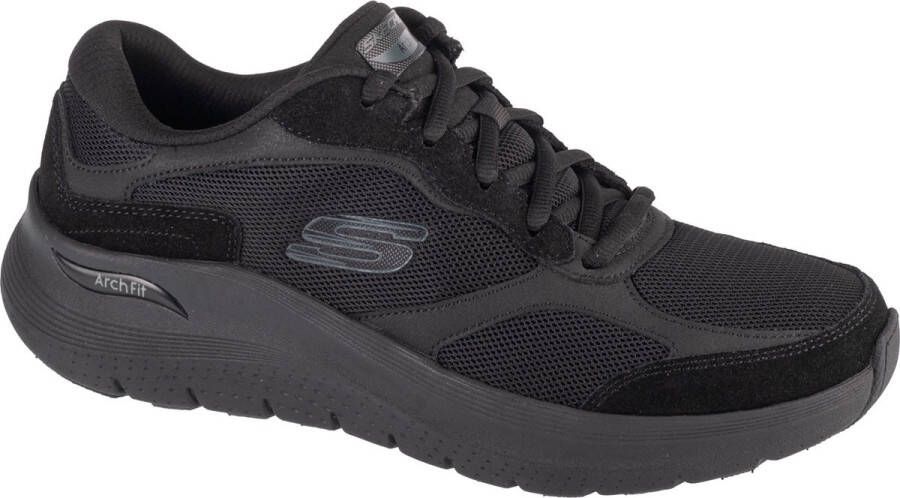 Skechers Arch Fit 2.0 The Keep 232702-BBK Mannen Zwart Sneakers