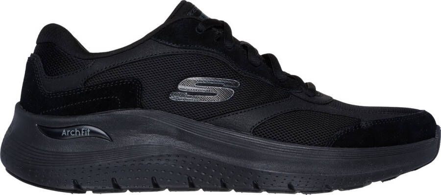 Skechers Arch Fit 2.0 The Keep 232702-BBK Mannen Zwart Sneakers