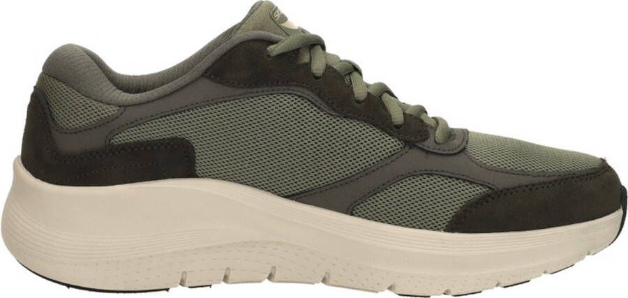 Skechers Arch Fit 2.0 The Keep Heren Sneakers Olijfgroen