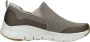 Skechers Arch Fit Banlin instappers taupe Textiel Heren - Thumbnail 10