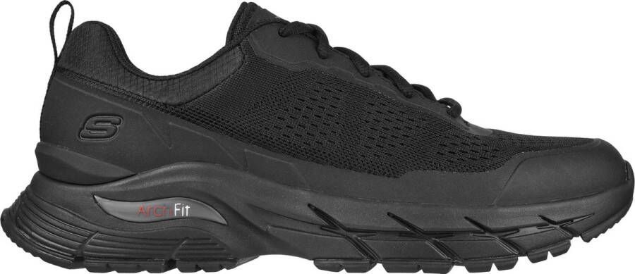 Skechers Comfortabele Arch Fit Sneakers voor Mannen Black Heren