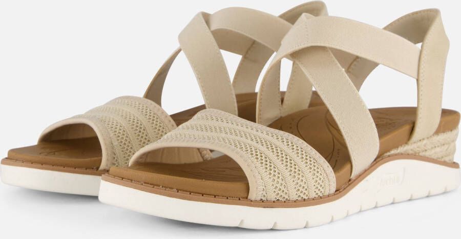 Skechers Arch Fit Beach Kiss-Boho Beyo Dames Sandalen beige