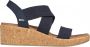 Skechers Arch Fit Beverlee 119260-NVY Vrouwen Marineblauw Sandalen - Thumbnail 1