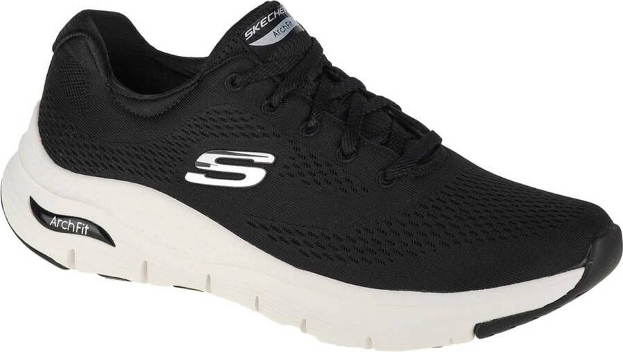 Skechers Arch Fit-Big Appeal 149057-BKW Vrouwen Zwart Sneakers Sportschoenen