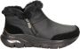 Skechers Arch Fit-Casual Hour Dames Laarzen Zwart - Thumbnail 1