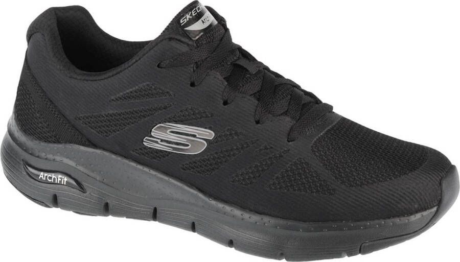 Skechers Arch Fit-Charge Back 232042-BBK Mannen Zwart Trainingschoenen